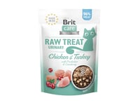 Brit Raw Treat Cat Urinary, Vuxen, Alla Raser, Kyckling, Tranbär, Kalkon, 40 G, Spannmålsfri