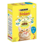 FRISKIES Purina Croquettes Chats Adultes avec Saumon et Légumes 400 g