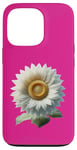 Coque pour iPhone 13 Pro Tournesol blanc