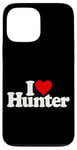 iPhone 13 Pro Max I LOVE HEART HUNTER NAME ON A TEE Case