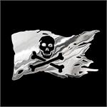 Auto-style AV106206 dekal, nickel, 'Pirate Flag' - 70x44,5mm