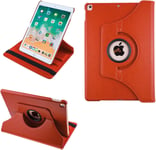 2.0 Etui Pour Apple Ipad 10.2 (Model 2019) Coque De Protection Rotation 360° Smart Housse Cover Case Stand Auto Réveil/Sommeil | Orange(Q621)