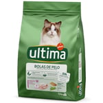 Ultima Cat 6,5 kg / 9 kg + 1 kg kaupan päälle! - Hairball Turkey & Rice (7,5 kg)