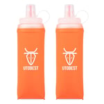 UTOBEST Soft Flask Running Water Bottle Collapsible Water Bottle for Trail Running Hydration Pack Hiking Cycling Climbing 500ML