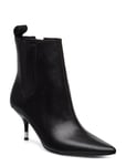 Calvin Klein Aubrey Shoes Boots Ankle Boot - Heel Svart [Color: BLACK ][Sex: Women ][Sizes: 36,37,39,40 ]