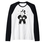 Monopoly Man Thumbs Up Raglan Baseball Tee