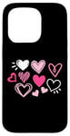 iPhone 15 Pro Cute Happy Valentines Day Cute Love Heart Pattern Women Kids Case