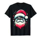 Mrs And Mr Santa Couples Matching Christmas Wife Husband Pjs T-Shirt