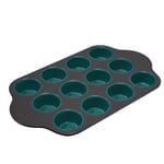 EKAU Smart Flex 12 Cup Muffin Tray - Deep Blue