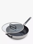 GreenPan x Tucci 3-Ply Stainless Steel Stanley Pan & Lid, 33cm