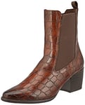 MARCO TOZZI Femme Damen 2-2-25041-29 Bottine Chelsea, Cognac STR, 36 EU