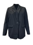 Marina Rinaldi Women's Black Oristano Blazer Size 22W/31 NWT