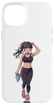 Coque pour iPhone 15 Plus Anime et manga Style Fille portant des vêtements de sport