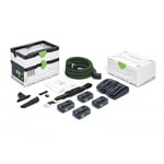 Festool CTLC SYS HPC 4,0 I-Plus 18v Cordless Dust Extractor 2 4.0ah Batteries