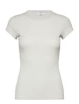 Fine Rib Tee Designers T-shirts & Tops Short-sleeved Grey Filippa K