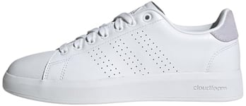 adidas Femme Advantage Premium Leather Shoes Chaussures, FTWR White/FTWR White/Silver Dawn, 36 2/3 EU