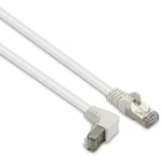 Câble Ethernet RJ45 cat 6a mâle/mâle coudé - ftp 1,5 m