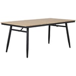 Table de jardin alba en bois d'acacia fsc 180 cm