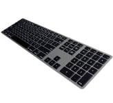 Matias - Clavier sans fil AZERTY pour MacBook - gris métallisé - FK418BTB-FR