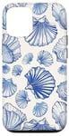 iPhone 12/12 Pro Blue ink Seashell Starfish Ocean Beach Sea Case