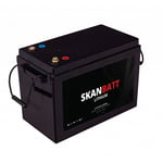 SKANBATT Lithium Batteri 12V 200AH 200A BMS (345x190x245mm) - NYHET