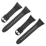 Pin Buckle Silicone Strap Sports Watch Band for C-asio W-96H Watch Accessories