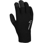 Nike Mens Knitted Twisted Grip Gloves (Black) - Size Small/Medium