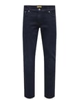 ONLY & SONS Men's Onsloom Slim One Bb Coat 9012 Azg DNM Vd Jeans, Blue Black Denim, 36 W/32 L