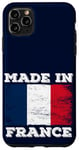 Coque pour iPhone 11 Pro Max Made In France With French Flag Novelty Graphic Cool Designs