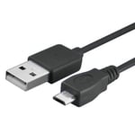 Pour Samsung Galaxy J3 (2018)/ Galaxy J3 Pro/ Galaxy J4: Câble Charge Micro USB 2.0 , Longueur 1 mètre - NOIR