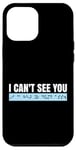 Coque pour iPhone 12 Pro Max I Can't See You Braille Lettres Braille Langue Braille