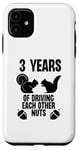 Coque pour iPhone 11 3 ans à se rendre dingues, femme, mari, mariage