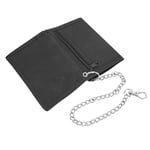 Portefeuille Fin RFID pour Enfants Portefeuille Homme avec Blocage RFID/NFC Mince enToile Porte-Monnaie Triple Portefeuille pour Hommes pour Garçons, Enfants, Hommes, Noël Cadeaux (Noirs)