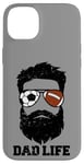 iPhone 14 Plus Soccer Football Dad Messy Hair Beard Soccer Football Dad Case