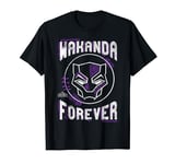 Marvel Black Panther Wakanda Forever Purple Tribal T-Shirt