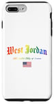 Coque pour iPhone 7 Plus/8 Plus West Jordan Gothic Design Lgbtqai+ rainbow Version