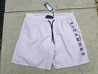 John Richmond swim shorts Orchid Bloom XXL SwimBoxer Pool Shorts R.R.P £100