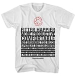 Radiohead T-shirt Fitter Happier Lyrics Radiohead T-shirt XL