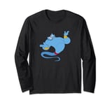 Disney Aladdin Genie Floating Happy Portrait Long Sleeve T-Shirt