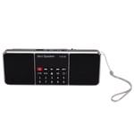 Y-618  Fm Radio Digital Portable Dual 3W Stereo Speaker Mp3 Audio Player7009