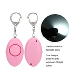 (Pink)Security Alarm Key Chain Women Elderly Emergency Safety Alarm BGS