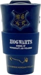 OFFICIAL HARRY POTTER HOGWARTS EMBOSSED PREMIUM TRAVEL MUG COFFEE CUP NEW