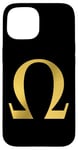 iPhone 15 Alpha Omega Letter Greek Alphabet Case