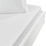 Sensei Maison - Drap Housse en Coton Bonnet 30 cm Studio - 140x190 cm - Blanc