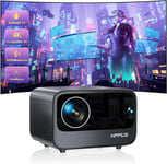 [Android] Videoprojecteur 4k WiFi Bluetooth avec 20000 Lumens,Projecteur Video Boxsy Auto Focus/Keystone,Retroprojecteur Portable Home Cinéma 200"" pour USBx2 HDMI AV Audio,Gris Fer