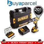 Dewalt DCD796 18v XR Brushless Combi Hammer Drill 4ah and Bit Set XMS21DCOMBI