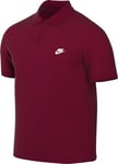 Nike FN3894-677 M NK Club SS Polo Pique Sweatshirt Homme Team Red/White Taille M