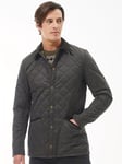 Barbour Check Liddesdale Quilted Jacket, Olive