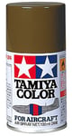 TAMIYA 86522 AS-22 Peinture terre mate sombre 100 ml – Peinture en spray pour modélisme en plastique, spécialement conçue pour les modèles d'avions, le modélisme et les accessoires de bricolage