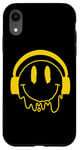 iPhone XR Melting Yellow Smile Funny Smiling Melted Dripping Face Cute Case